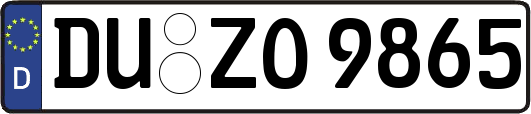 DU-ZO9865