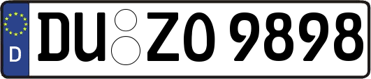 DU-ZO9898