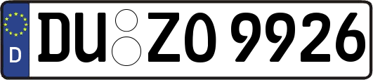 DU-ZO9926