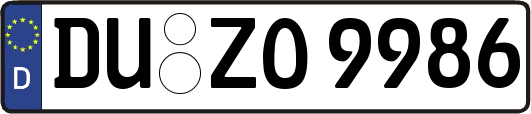 DU-ZO9986
