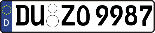 DU-ZO9987