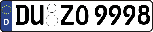 DU-ZO9998