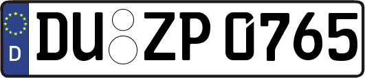 DU-ZP0765
