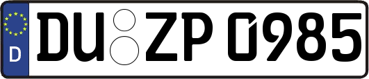 DU-ZP0985