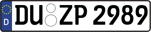 DU-ZP2989