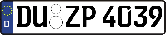 DU-ZP4039