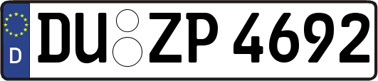 DU-ZP4692