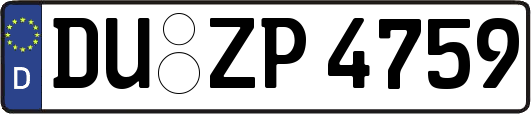 DU-ZP4759