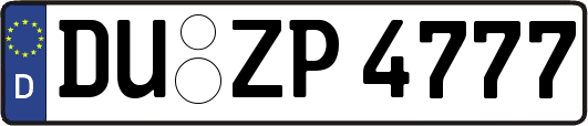 DU-ZP4777