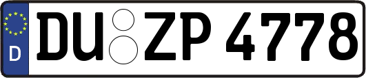 DU-ZP4778