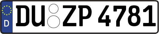 DU-ZP4781