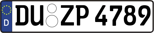 DU-ZP4789