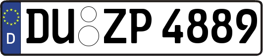 DU-ZP4889