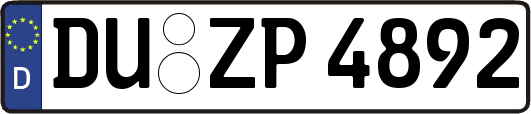 DU-ZP4892