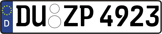 DU-ZP4923
