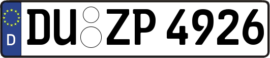 DU-ZP4926