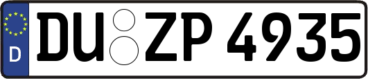 DU-ZP4935