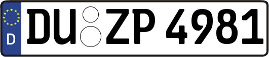 DU-ZP4981