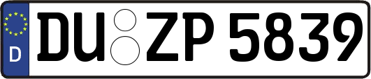 DU-ZP5839
