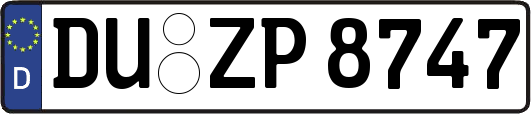 DU-ZP8747