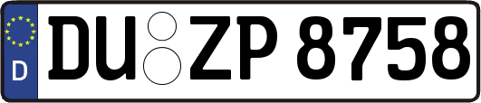 DU-ZP8758