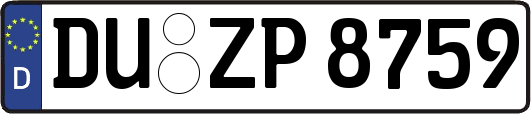 DU-ZP8759