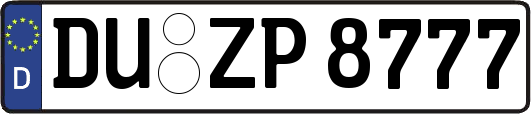 DU-ZP8777