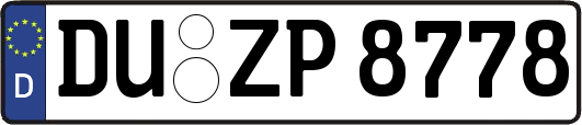 DU-ZP8778