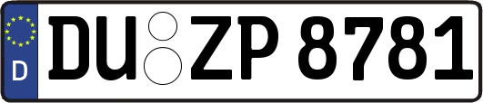 DU-ZP8781