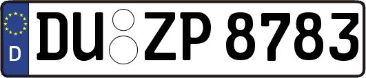 DU-ZP8783