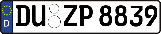 DU-ZP8839