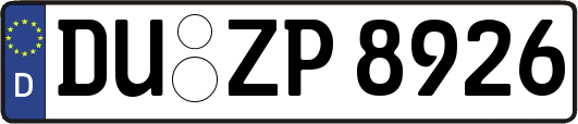 DU-ZP8926