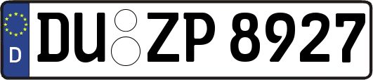 DU-ZP8927