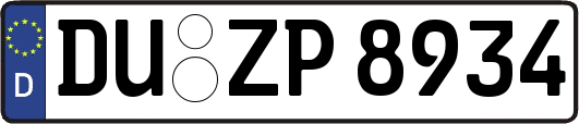 DU-ZP8934