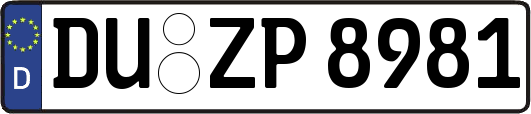 DU-ZP8981