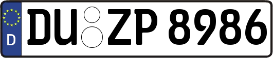 DU-ZP8986