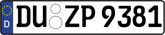 DU-ZP9381