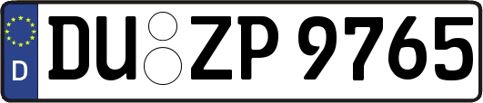DU-ZP9765