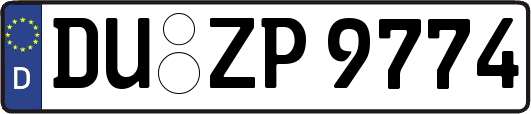 DU-ZP9774