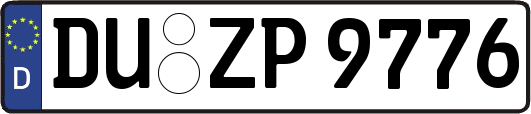 DU-ZP9776