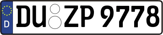 DU-ZP9778