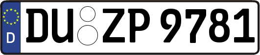 DU-ZP9781