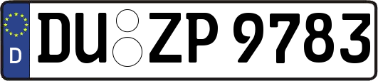 DU-ZP9783