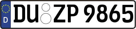 DU-ZP9865