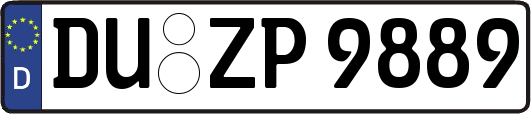 DU-ZP9889