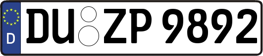 DU-ZP9892