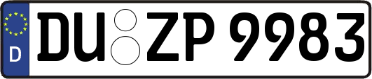 DU-ZP9983