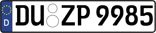 DU-ZP9985