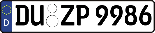 DU-ZP9986