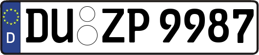 DU-ZP9987